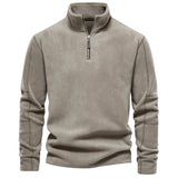 Henrik | Varm fleece krave sweatshirt