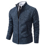 Kenneth | Strikcardigan med lynlås