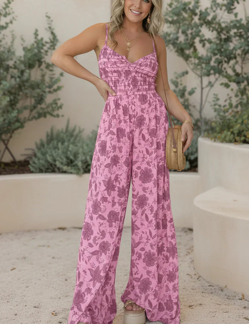 Isabella Blomstret Jumpsuit