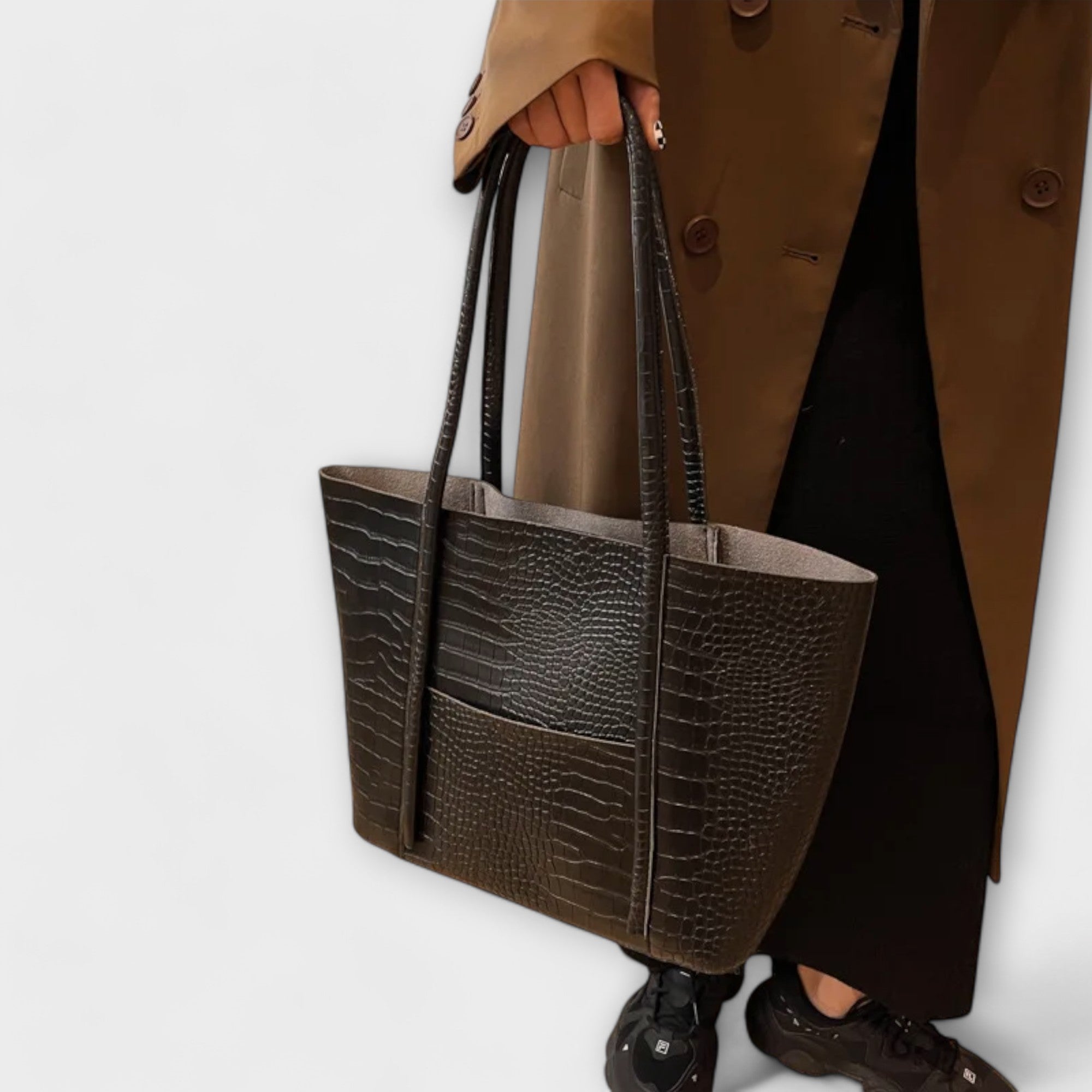 KAREN | SKULDERTASKE MED VINTAGEUDTRYK