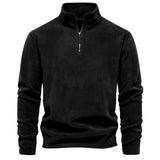 Henrik | Varm fleece krave sweatshirt