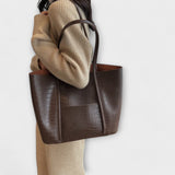 KAREN | SKULDERTASKE MED VINTAGEUDTRYK