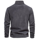 Henrik | Varm fleece krave sweatshirt