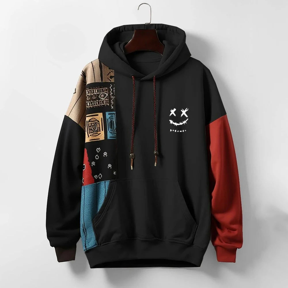 MICHA - Kontrast Hoodie