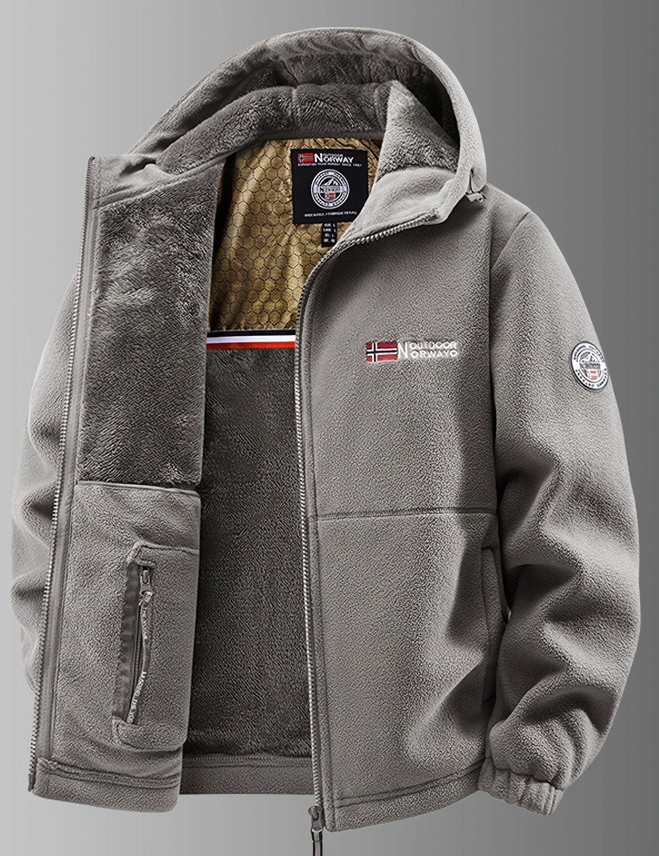 Bjørn | Termisk fleece vinterjakke