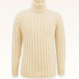 August | Strikket Uldblanding Rullekrave Sweater