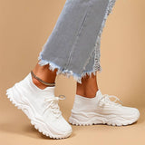 Lise | Stilfulde Letvægts Hvide Sneakers