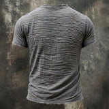 Vintage V-Hals T-Shirt | Høj Komfort
