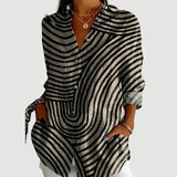 Amalie™ | Bluse med farverigt design