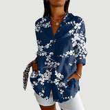 Maja™ | Bluse med farverigt design