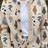 Laura Cardigan Med Print