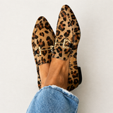 Nicoline Leopard Loafers