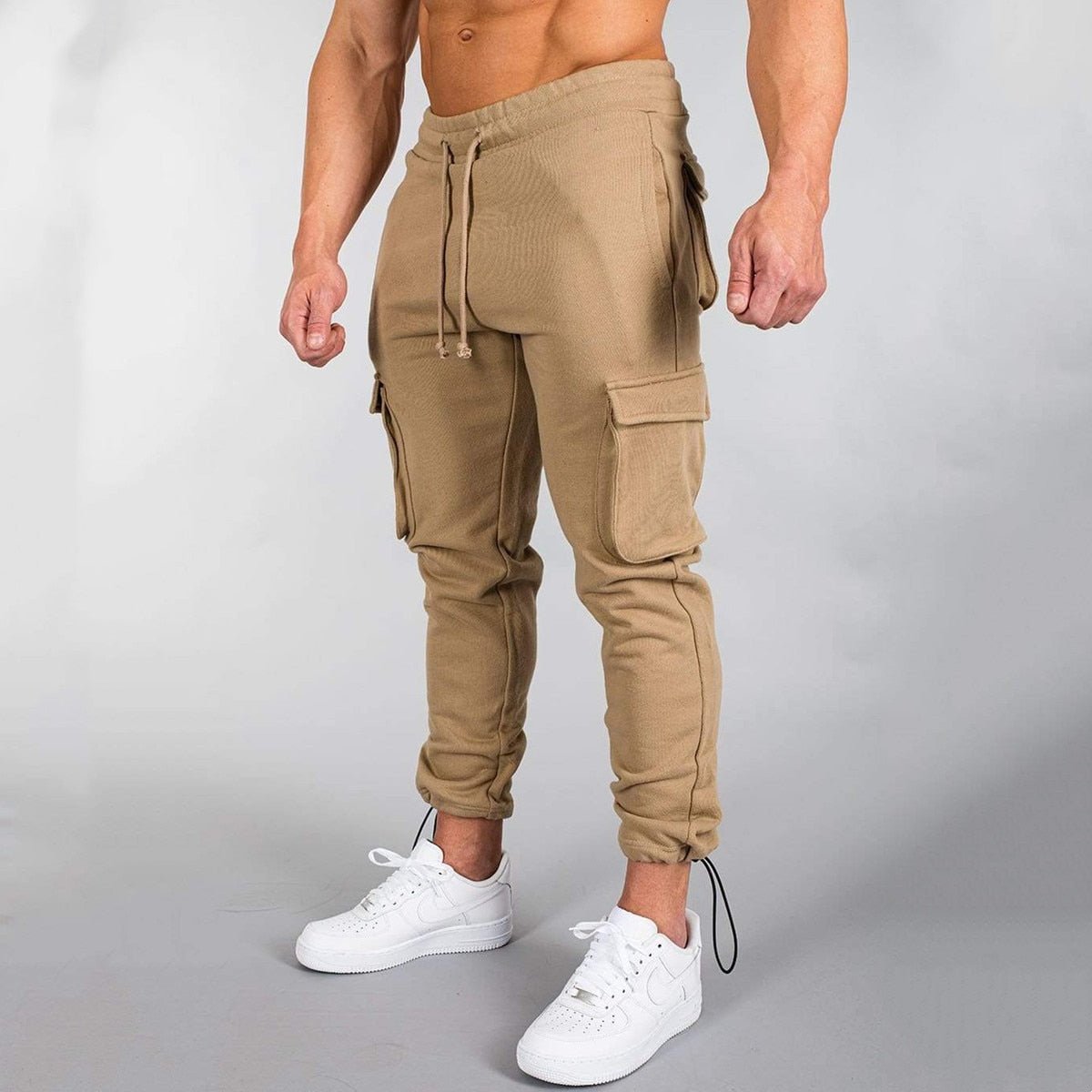 Frank | Herre Casual Slim-Fit Cargo Joggerbukser