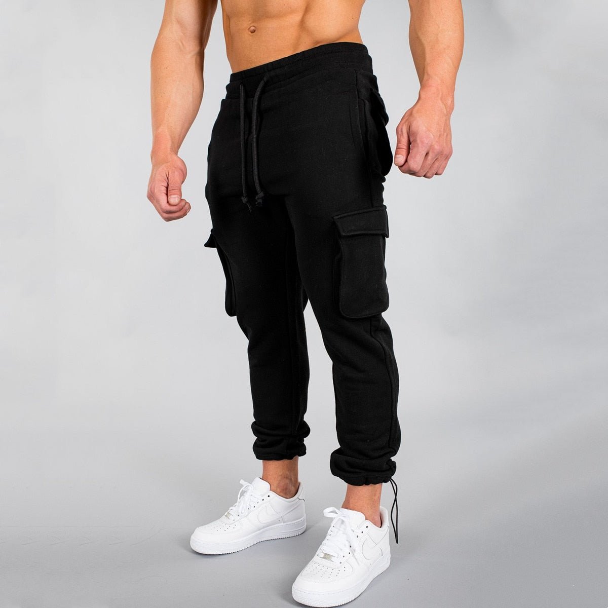 Frank | Herre Casual Slim-Fit Cargo Joggerbukser