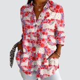 Vera™ | Bluse med farverigt design