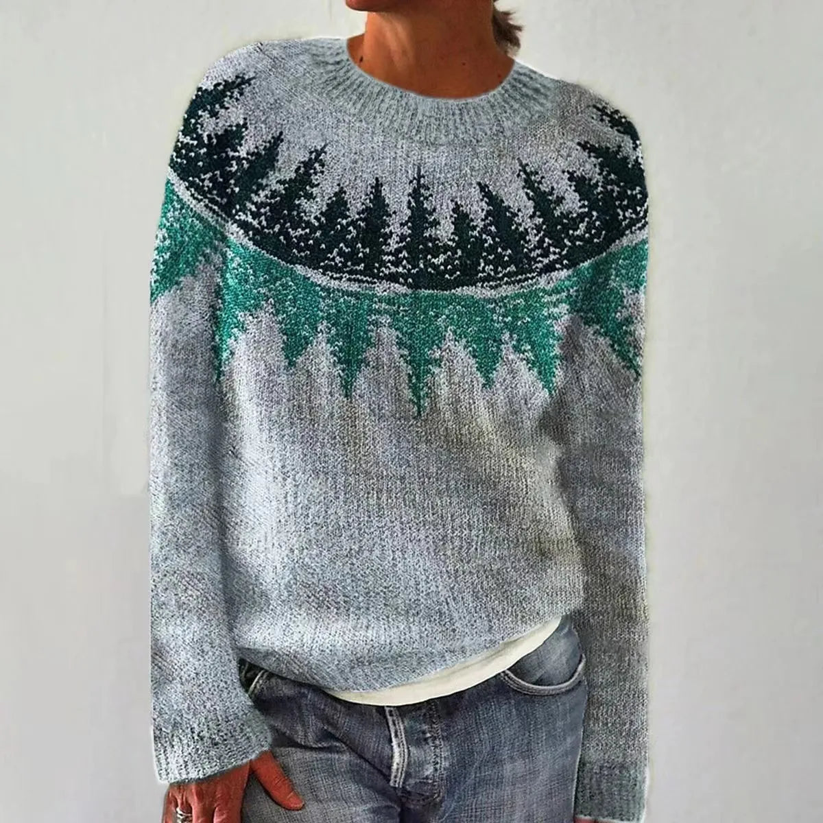 AMÉLIE | RETRO STRIKKET TRØJE