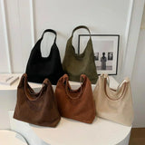 Alette | Stilfuld Ruskind Tote Taske
