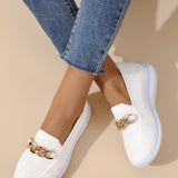 Kathrine™ | Stilfulde Slip-On Sneakers med Kædedetalje