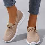 Kathrine™ | Stilfulde Slip-On Sneakers med Kædedetalje