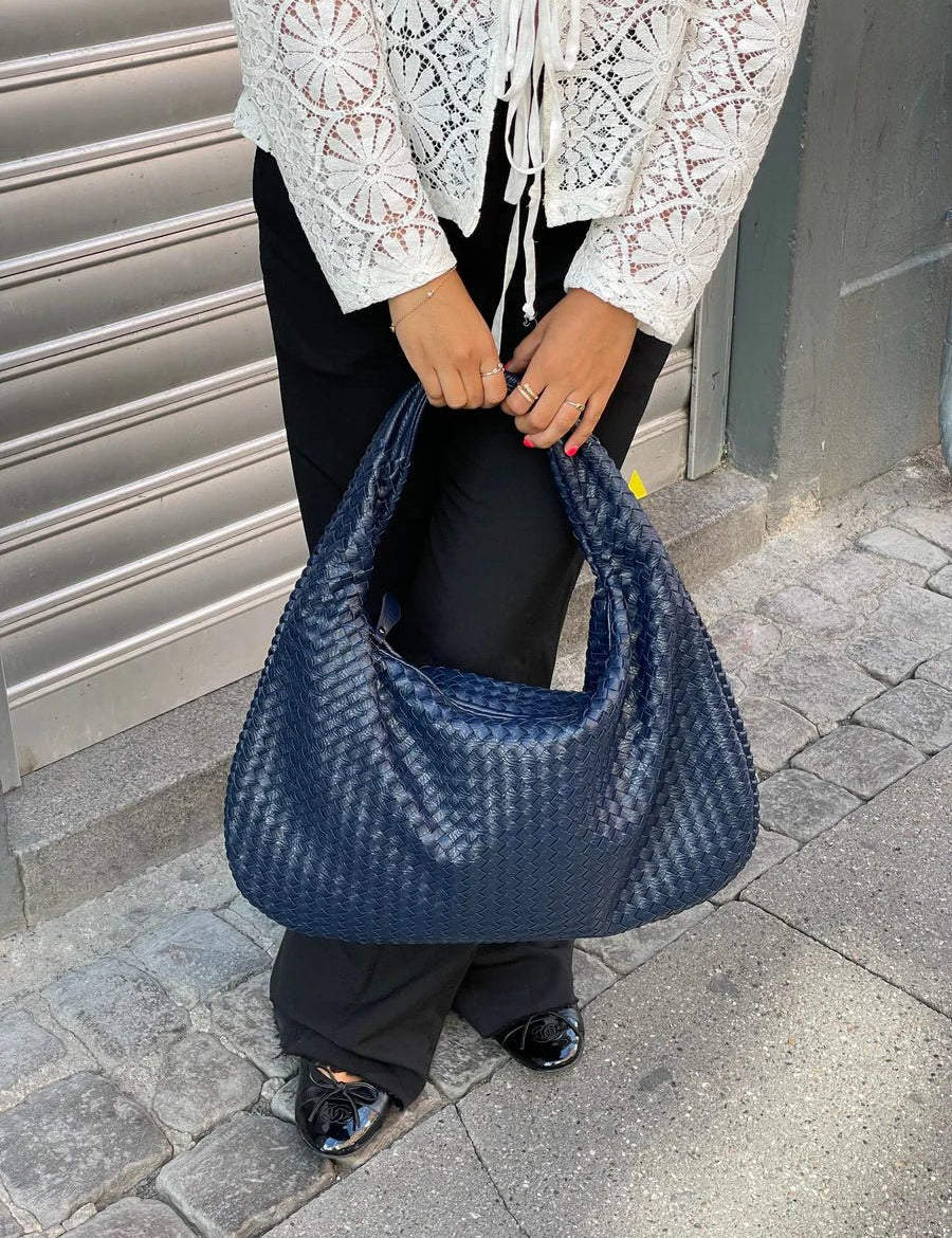 Mimi | Stilfuld Vævet Tote Taske