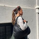 Mimi | Stilfuld Vævet Tote Taske